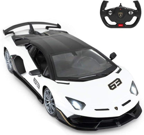 Rastar 1:14 Lamborghini Aventador SVJ Performance White R/C ra96070