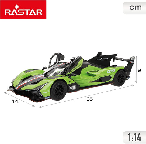 Rastar 1:14 Lamborghini SC63 Green R/C