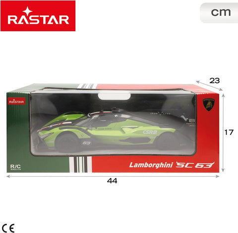Rastar 1:14 Lamborghini SC63 Green R/C