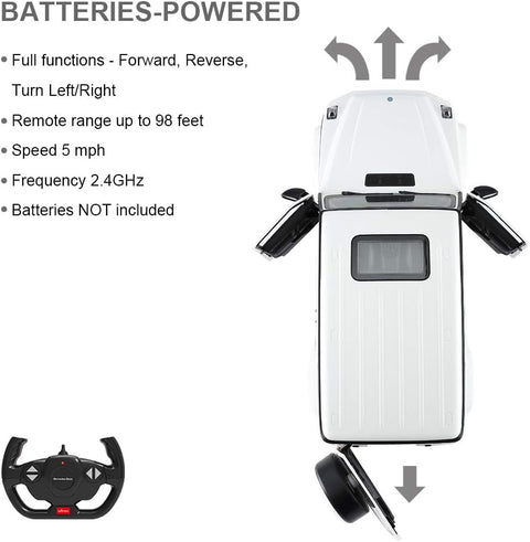 Rastar 1:14 Mercedes-AMG G63 White R/C
