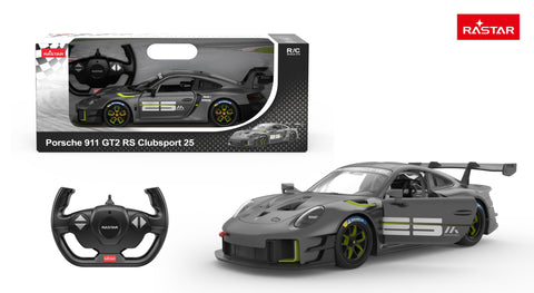 Rastar 1:14 Porsche 911 GT2 RS Clubsport 25 Grey R/C