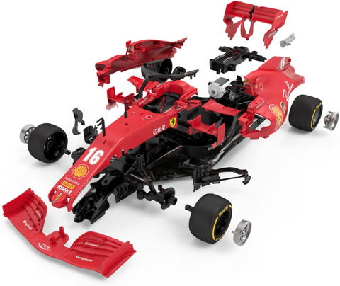 Rastar 1:16 Ferrari SF1000 F1 Supercar DIY Building Kit, 65pcs