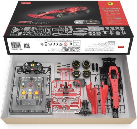 Rastar 1:16 Ferrari SF1000 F1 Supercar DIY Building Kit, 65pcs