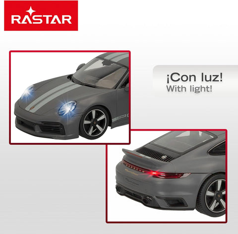 Rastar 1:16 Porsche 911 Sport Classic Gray R/C