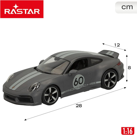 Rastar 1:16 Porsche 911 Sport Classic Gray R/C