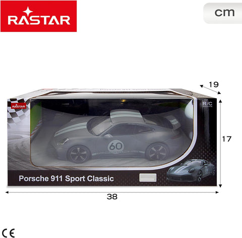 Rastar 1:16 Porsche 911 Sport Classic Gray R/C