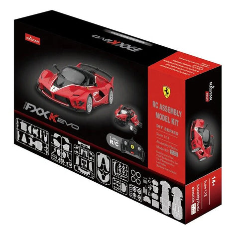 Rastar 1:18 Ferrari FXX-K EVO R/C Series, 92pcs DIY