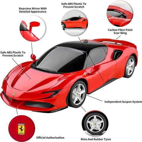 Rastar 1:24 Ferrari SF90 Stradale Red R/C