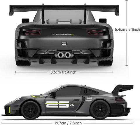 Rastar 1:24 Porsche 911 GT2 RS Clubsport 25 Grey R/C