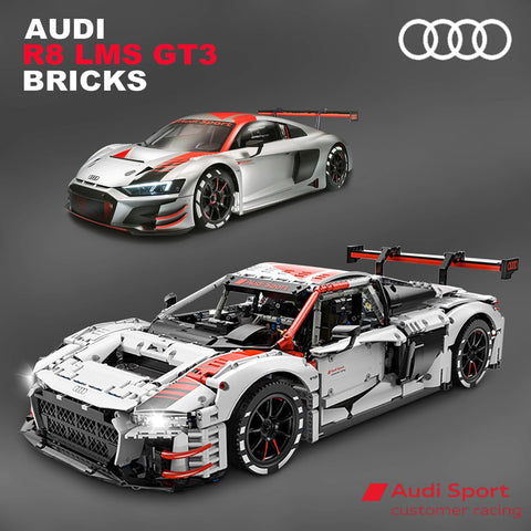 Rastar 1:8 Audi R8 LMS GT3 Building Kit 3322 Pieces