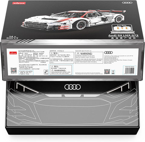 Rastar 1:8 Audi R8 LMS GT3 Building Kit 3322 Pieces