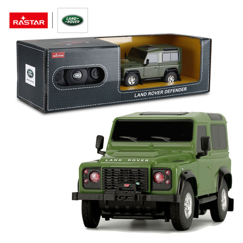 Rastar 1:24 Land Rover Defender R/C Black-Green