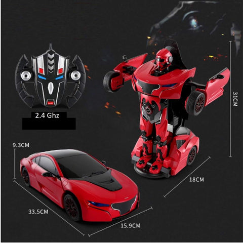 Rastar 1:14 Transformable Red R/C