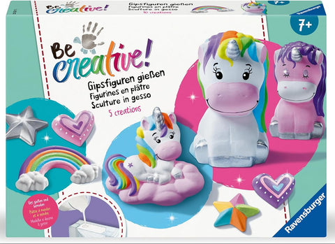 Ravensburger Be Creative Plaster Casting Unicorn Craft Set