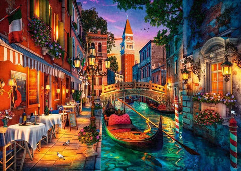 Ravensburger Canal Cruise in Venice Puzzle 1000 Pieces