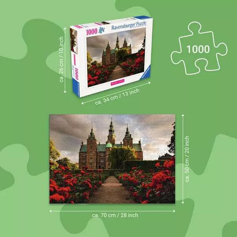 Ravensburger Rosenborg Castle Denmark Puzzle 1000 Pieces