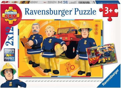 Ravensburger Sam In Action Puzzle 2x12 Pieces