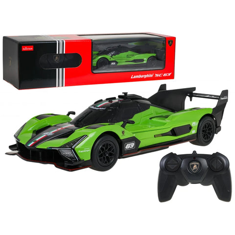 Rastar 1:24 Lamborghini SC63 Green R/C
