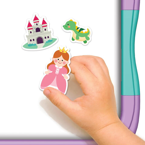 Ready To Play Double Sided Board & Storybook Magnetic Playset