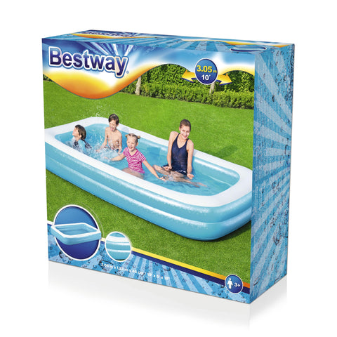 Rectangular Inflatable Family Pool 305x183x46cm