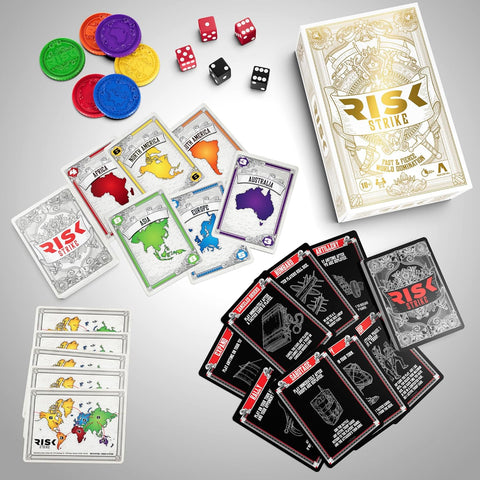 Risk Strike Cards and Dice Game