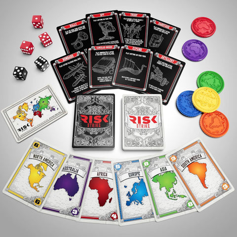 Risk Strike Cards and Dice Game