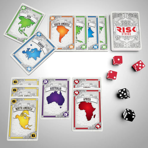 Risk Strike Cards and Dice Game