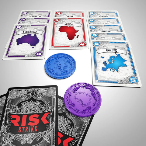 Risk Strike Cards and Dice Game