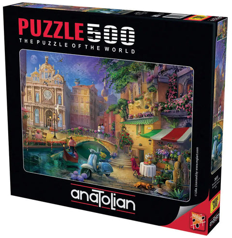 Anatolian Isle Of Palms 500 Piece Jigsaw Puzzle - Anti-Glare Grid Cut Puzzle For Adults