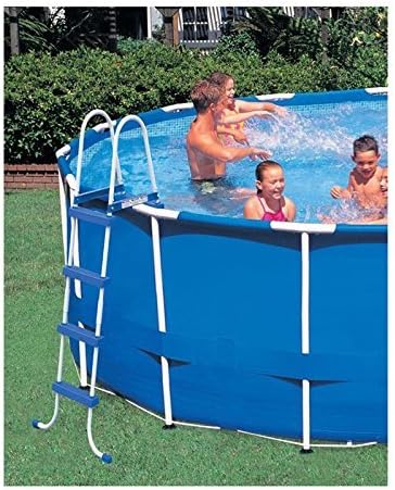 Round Metal Frame Above Ground Pool With Filter Pump 457x122cm