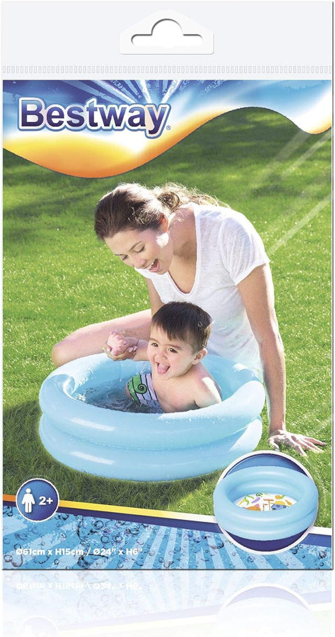 Double Ring Kiddie Pool 61x15cm