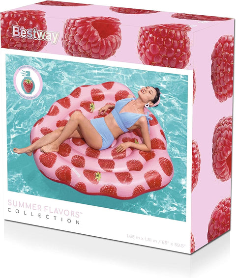 Scentsational™ Raspberry Pool Float 165x151cm