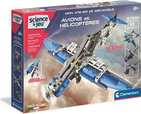 Science & Jeu Mon Atelier de Mécanique Avions et Hélicoptères