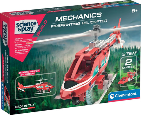 Science & Play Mechanics Firefighting Helicopter