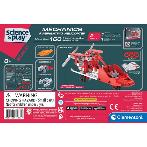 Science & Play Mechanics Firefighting Helicopter