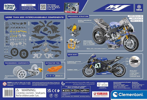 Clementoni Science & Play Yamaha Motorbike Building Set