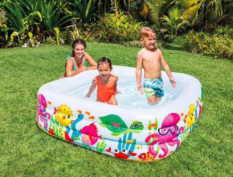 Sea Aquarium Inflatable Pool 159x159x50cm