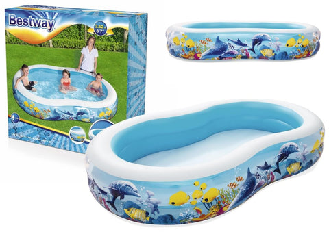 Bestway Sea Creatures Play Pool 262x157x46cm