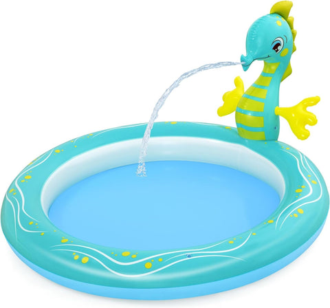 Seahorse Sprinkler Inflatable Pool 188x160x86cm