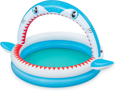 Sharktastic™ Sprinkler Play Pool 163x127x92cm