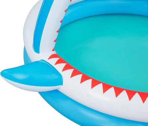 Sharktastic™ Sprinkler Play Pool 163x127x92cm