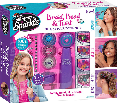 Shimmer 'n Sparkle Deluxe Styler Braid, Bead & Twist