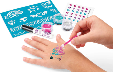 Shimmer 'n Sparkle Glitter Tattoos & Nails