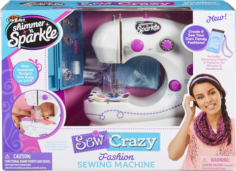 Shimmer 'n Sparkle Sew Crazy Fashion Sewing Machine