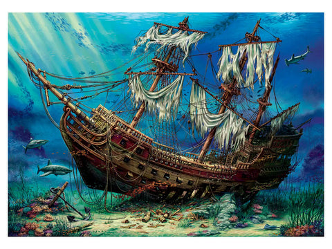 Anatolian Puzzle Shipwreck Sea 1500 Pieces