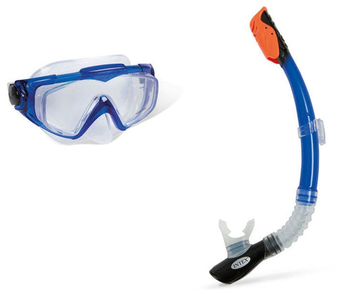 Silicone Aqua Sport Swim Mask and Snorkel Set 14+ yrs