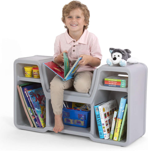 Simplay3 Cozy Cubby Reading Nook Bookshelf