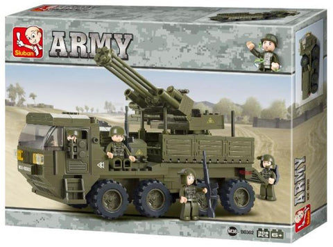 Sluban Army Heavy Transporter 306 Pieces