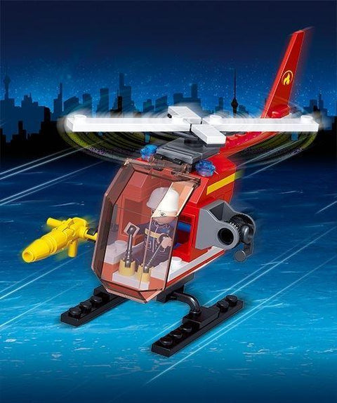 Sluban Fire Helicopter 77 Pieces