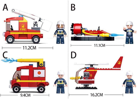 Sluban Fire Hoovercraft 86 Pieces